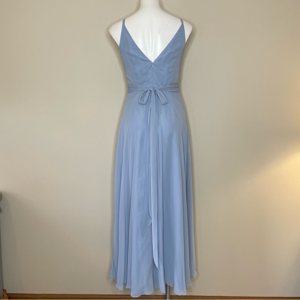 After Six (Bella Bridesmaid) Special Occasion Formal Light Blue Evening Gown - Picture 2 of 10